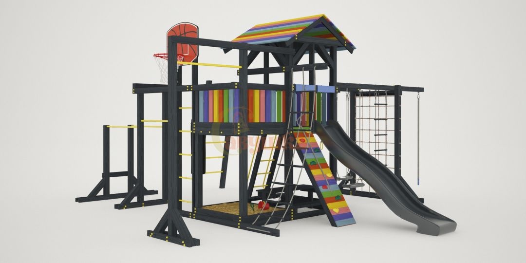 Детская площадка Савушка 2 BLACK EDITION